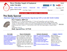 Tablet Screenshot of meyermachine.com